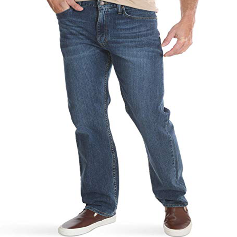 Wrangler Authentics Men Classic Cotton Jean with 5 Pockets Regular Fit
